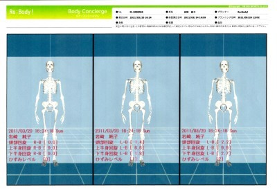 $歪み・内臓・自律神経を整える【整体Re:Body!（リボディ）|大阪心斎橋】で自然治癒力ＵＰ。-姿勢分析姿勢矯正 猫背 O脚